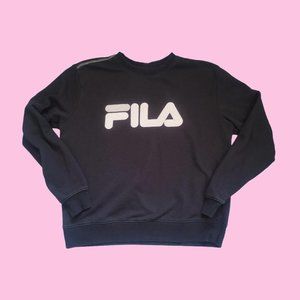 Black Fila Sweater